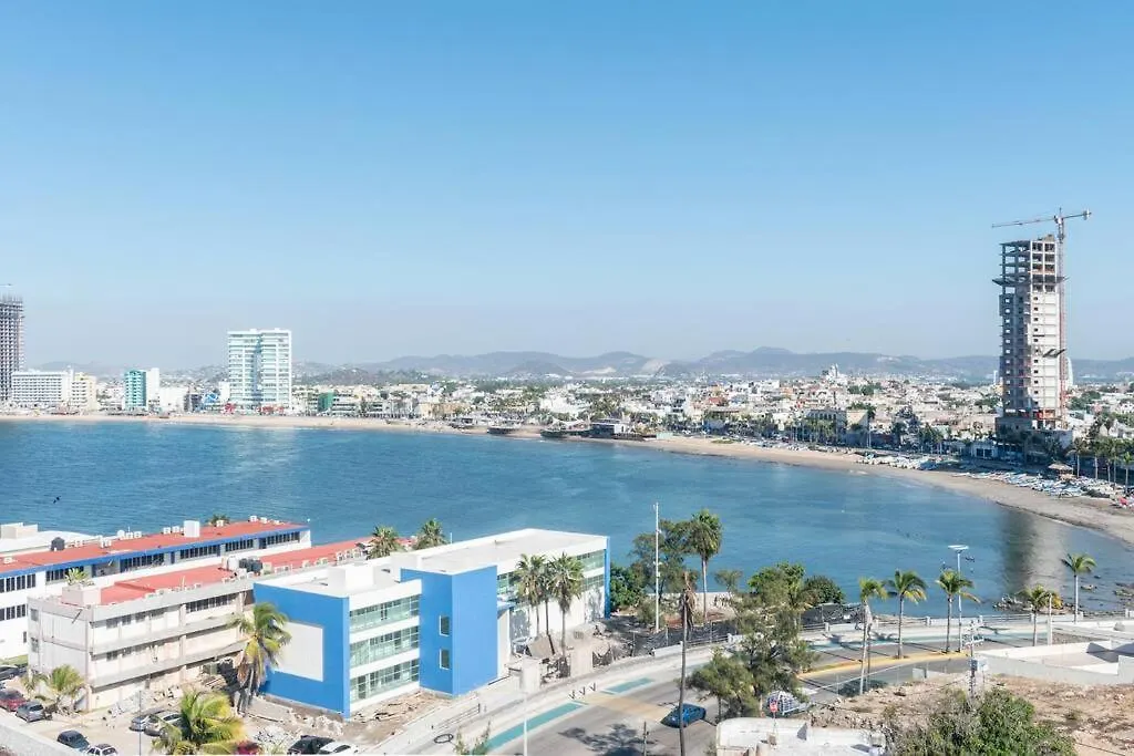 מזטלן Vista Hermosa En Depa Lujoso Punta Bahia מקסיקו